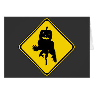 Pumpkin Ahead! Hälsningskort