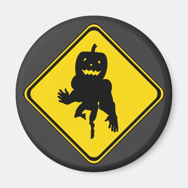 Pumpkin Ahead! Magnet (Framsidan)