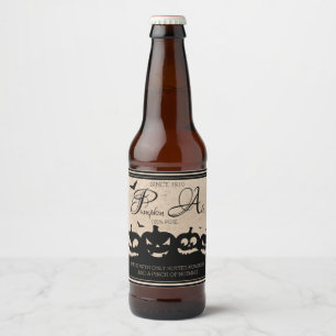 Pumpkin Ale-etikett Ölflaska Etikett
