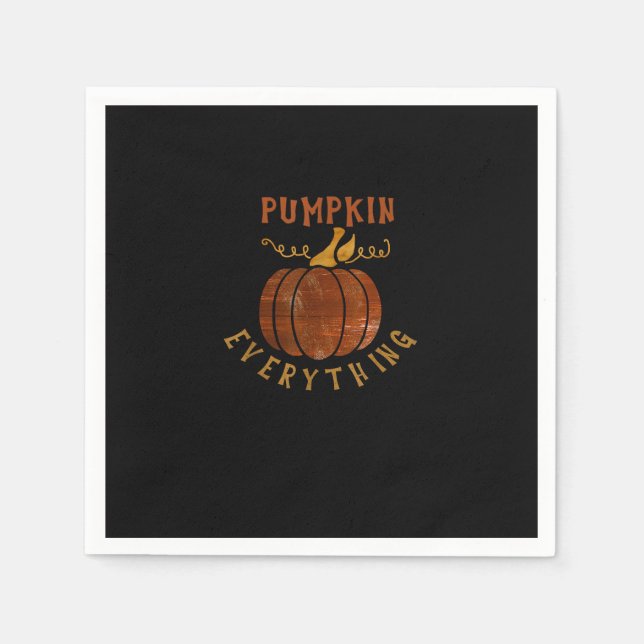 Pumpkin Allting Kärlek, Pumpkin Spice Season Pappersservett (Framsidan)