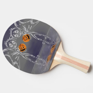 Pumpkin-Älvor har Roligt på Halloween Pingisracket