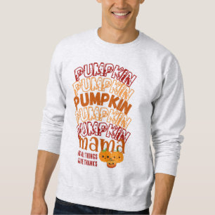 PUMPKIN-Anpassadets Thanksgiving Lång Ärmad Tröja