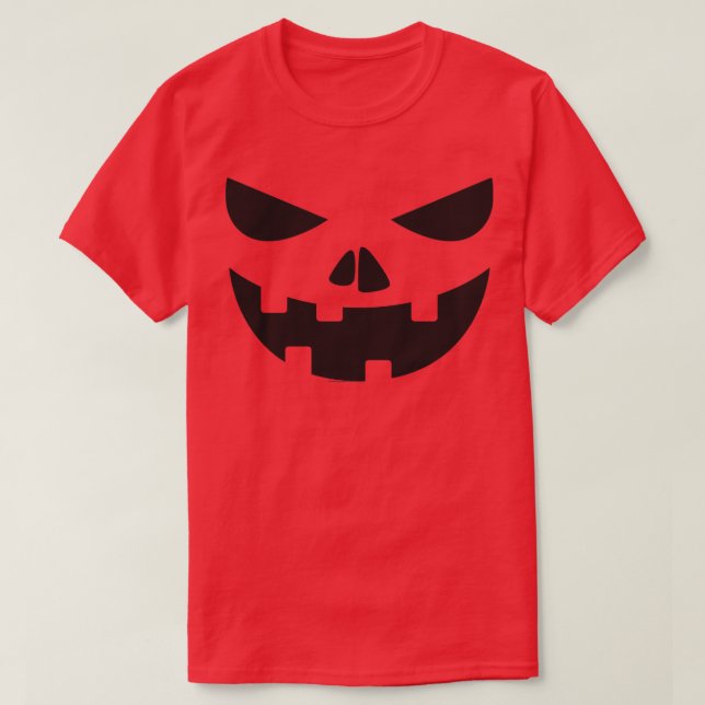 Pumpkin Ansikte 4 T Shirt (Design framsida)