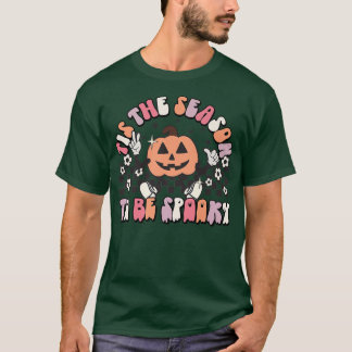 Pumpkin Ansikte är den säsong då man ska talas vid T Shirt