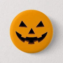 Pumpkin Ansikte / Button Pin