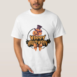 Pumpkin Ansikte Halloween T Shirt