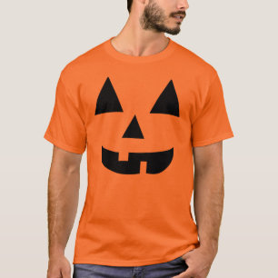 Pumpkin Ansikte Halloween T-Shirt
