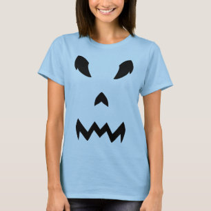 Pumpkin Ansikte Halloween Tshirt T Shirt