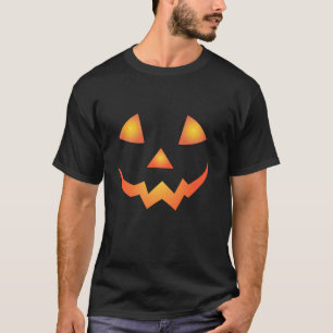 Pumpkin Ansikte Jackolantern Funny Pumpkin Hallowe T Shirt