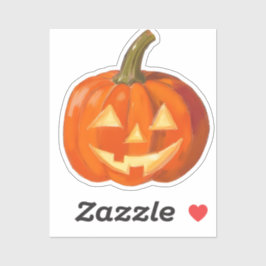 Pumpkin Ansikte Klistermärken