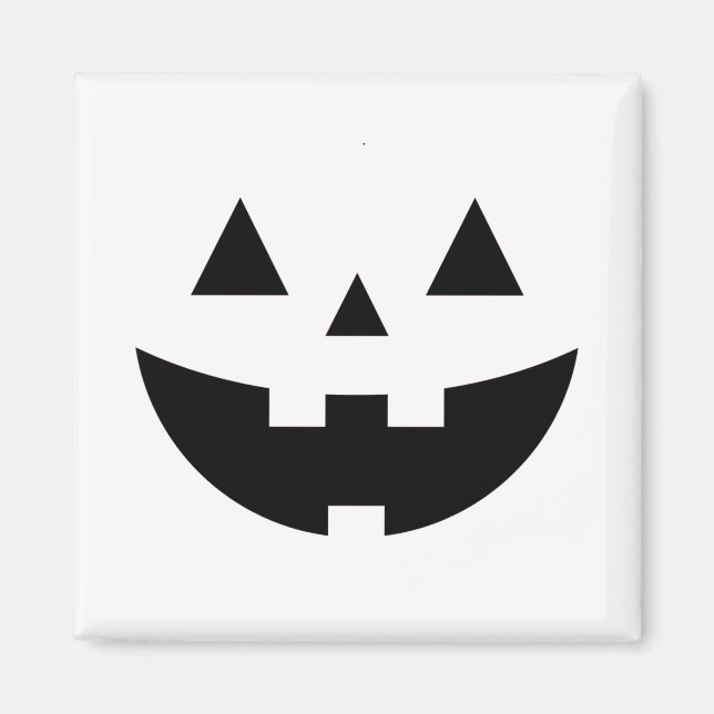Pumpkin Ansikte Magnet (Framsidan)