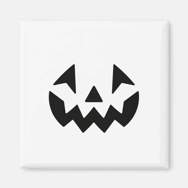Pumpkin ansikte magnet (Framsidan)