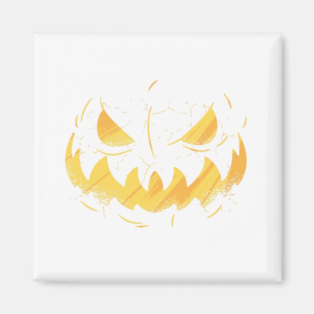 Pumpkin Ansikte Magnet (Framsidan)