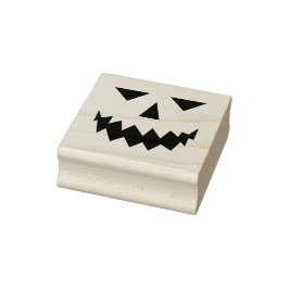 Pumpkin Ansikte Rubber Frimärke Stämpel