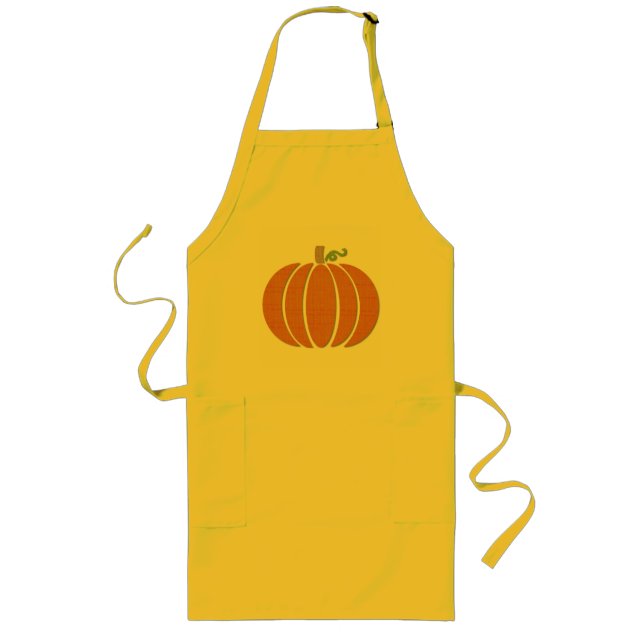 Pumpkin Apron Långt Förkläde (Framsidan)