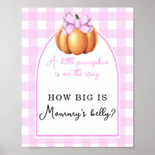 Pumpkin arch-bur - Hur stort är Mamma Bürg Poster