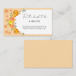 Pumpkin Arch Recipe för bruden som ska Tilläggskort