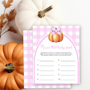 Pumpkin arch rosa bugar Namn om baby-matvilan