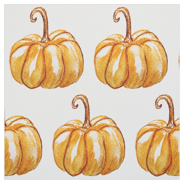 Pumpkin Art, Fall Fabric Tyg (Provkarta)