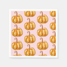 Pumpkin Art Papper napkins