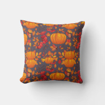 Pumpkin Autumn Dekorativ kudde