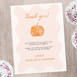 Pumpkin Autumn Fall Tack Vykort