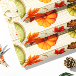 Pumpkin Autumn Gift-papper | Fall Season Gift Presentpapper