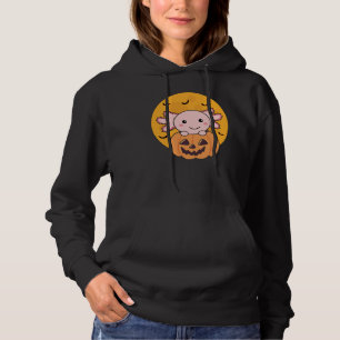 Pumpkin Axolotl Älskare sötdjur för Halloween T Shirt