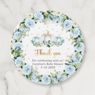 Pumpkin Baby Shower Boy Fall Pumpkin Gift Gåvor Etiketter