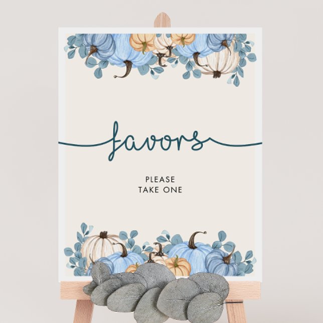 Pumpkin Baby Shower-favoritskylt Poster (Skapare uppladdad)