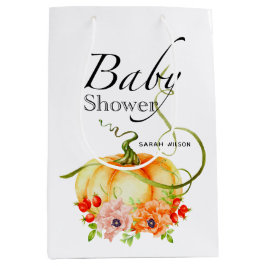 Pumpkin Baby Shower Gift Bag