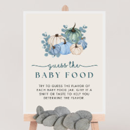 Pumpkin Baby Shower gissar att Baby-spelsignalen f Poster