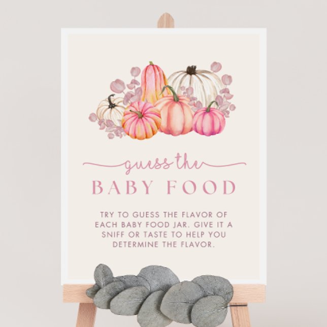 Pumpkin Baby Shower gissar att Baby-spelsignalen f Poster (Skapare uppladdad)