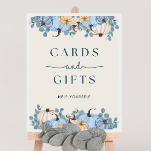 Pumpkin Baby Shower-kort och presentkort Poster