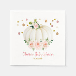 Pumpkin Baby Shower Papper Pappersservett