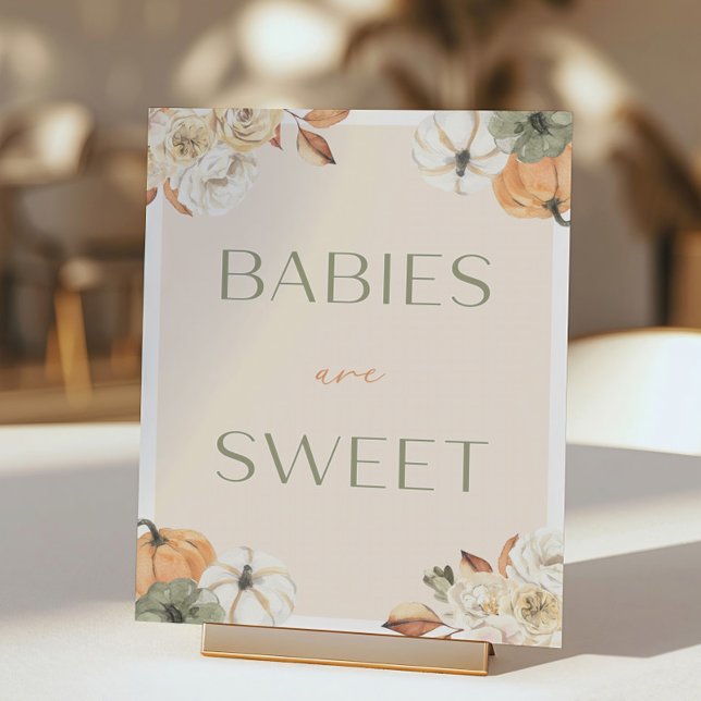 Pumpkin Baby Shower Spädbarn är Sweet Poster (Skapare uppladdad)