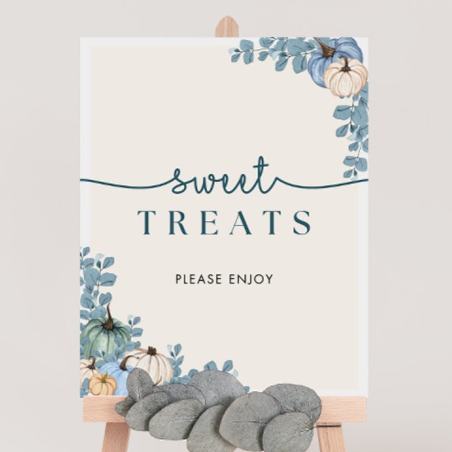 Pumpkin Baby Shower Sweet Treats-tecken Poster (Skapare uppladdad)