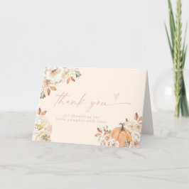 Pumpkin Baby Shower Tack, Boho Fall Baby, tack. Tack Kort