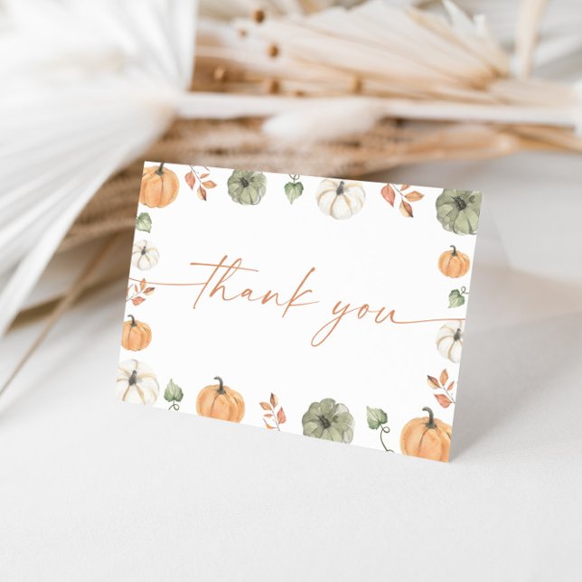 Pumpkin Baby Shower Tack, Boho Fall Baby, tack. Tack Kort (Skapare uppladdad)
