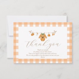 Pumpkin Baby Shower - tackkort Tack Kort