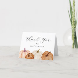 Pumpkin Baby Tack Kort