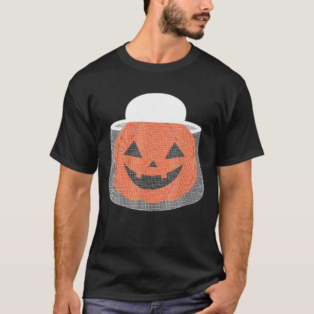 Pumpkin Beekeeper  Halloween Costume For Beekeeper T Shirt (Framsida)