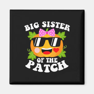 Pumpkin Big Sister of the Patch Roligt Halloween F Magnet