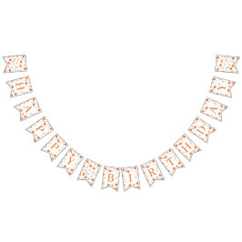 Pumpkin Birthday Banner Garland Vimplar