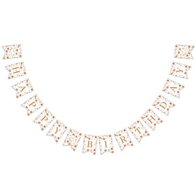 Pumpkin Birthday Banner Garland Vimplar (Alla)
