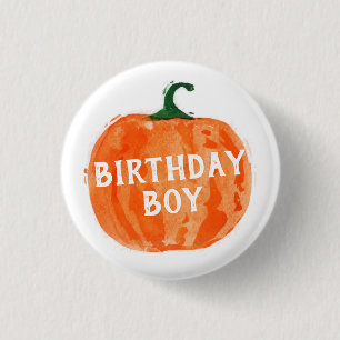 Pumpkin Birthday-knapp Knapp