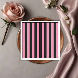 Pumpkin Black Rosa Blommigt Lastbil Baby Shower Pappersservett