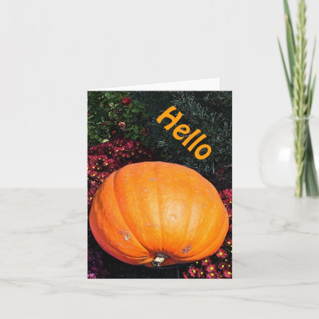 PUMPKIN BLAND FLÖDENA (FOTOG) KORT (Framsida)