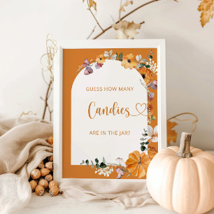 Pumpkin-blommigt gissa hur många kanaler som poste poster