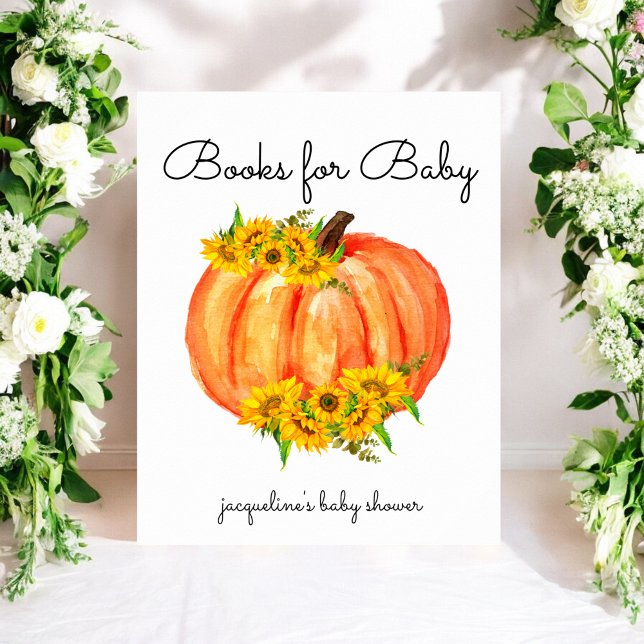Pumpkin Bokar för Baby Sign Poster (Skapare uppladdad)